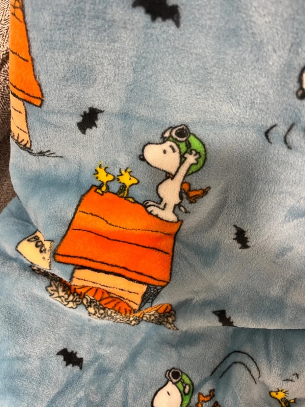 Brand new snoopy Halloween blanket - Picture 3 of 3